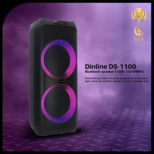 اسپیکر بلوتوثی DINLINE مدل پارتی باکس DS-1100